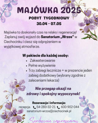 Majówka 2025